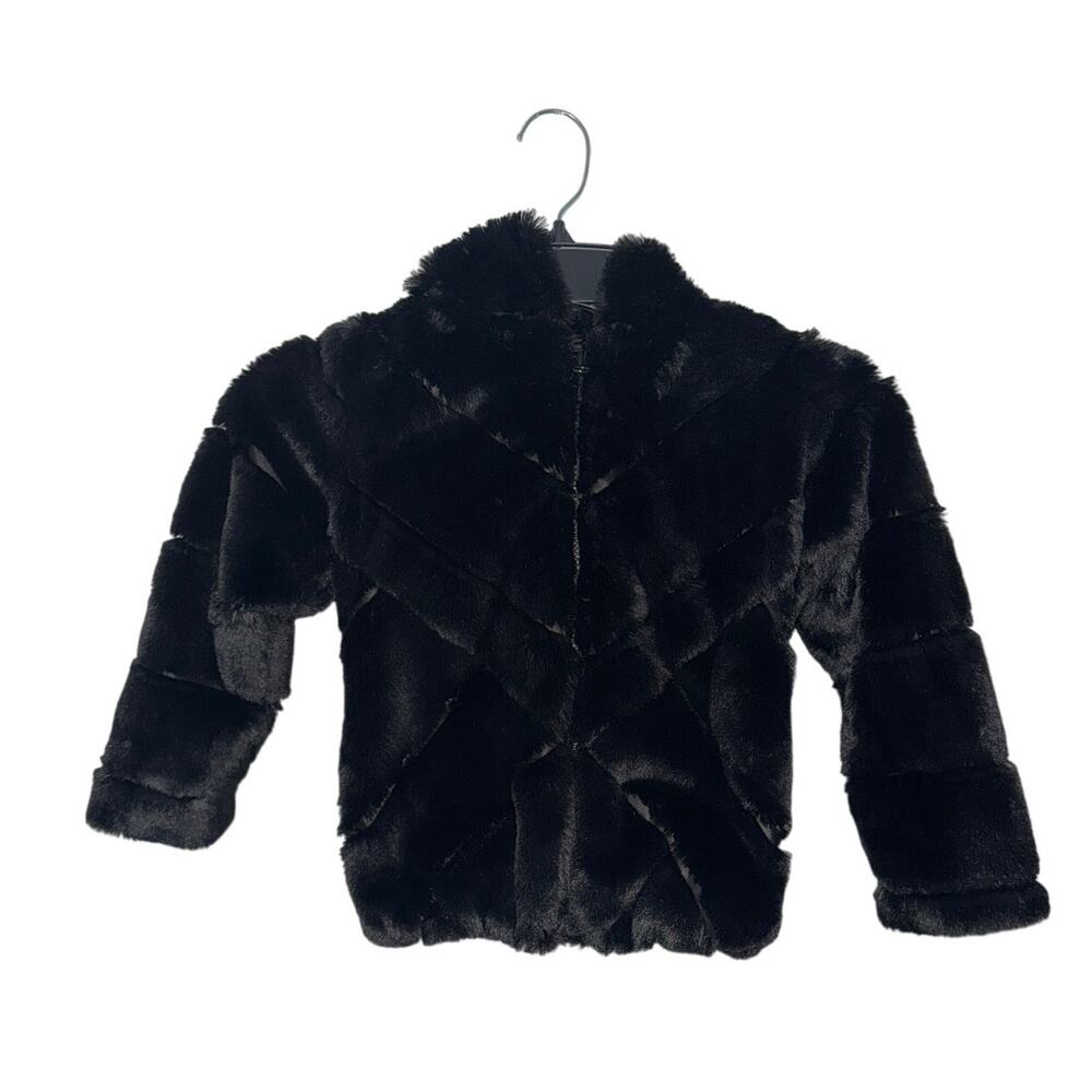 American Widgeon Girls 5 Coat Faux Fur Holiday Luxury‎ Special Occasion Hooded